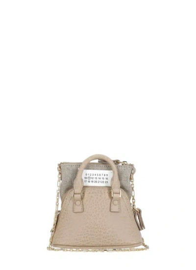 Maison Margiela 5ac Shoulder Bag In Neutrals