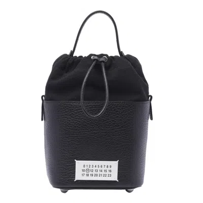 Maison Margiela 5ac Small Bucket Bag In Black