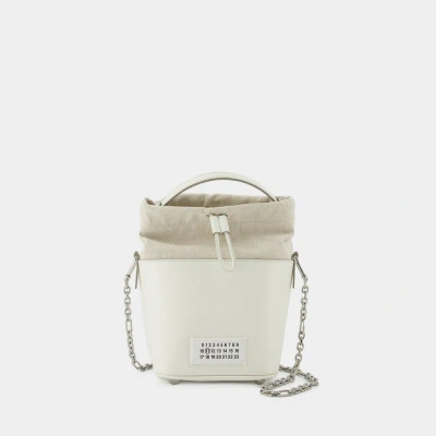 Maison Margiela 5ac Small Hobo Bag -  - White - Leather