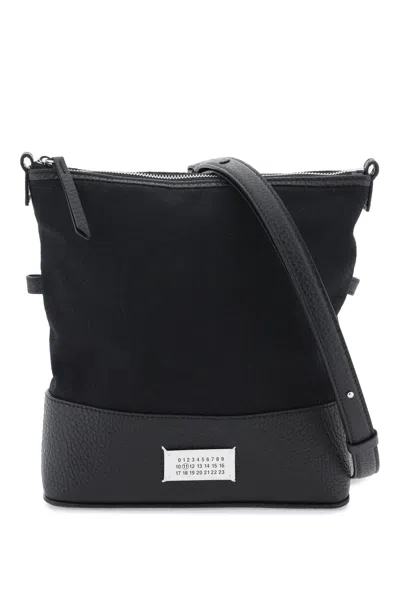 Maison Margiela 5ac Small Hobo Bag In Black