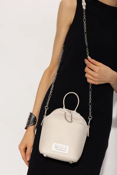 Maison Margiela ‘5ac Small' Shoulder Bag In Cream