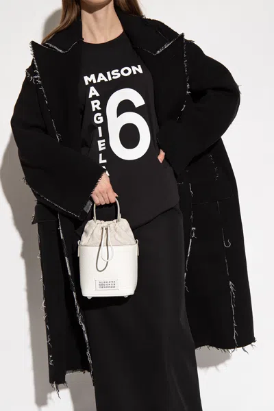 Maison Margiela 5ac Bucket Small Bag In White