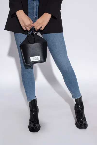 Maison Margiela '5ac Small' Shoulder Bag With Logo In Black