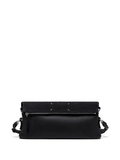 Maison Margiela 5ac Soft Pouch In Soft Calf Leather Black