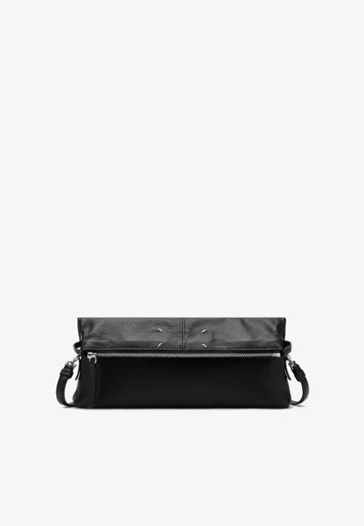 Maison Margiela 5ac Soft Pouch Bag In Calf Leather In Black