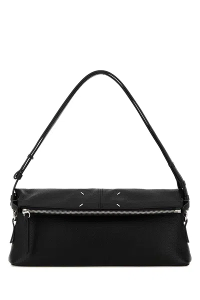 Maison Margiela Xl 5ac Soft Pouch Shoulder Bag In Black