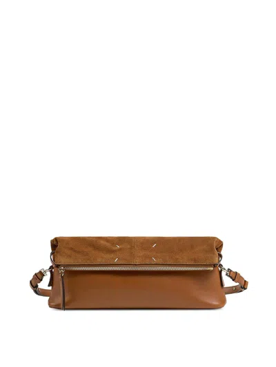 Maison Margiela 5ac Soft Pouch In Brown