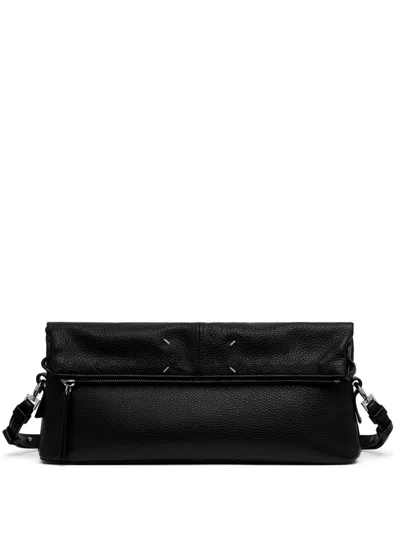 Maison Margiela 5ac Soft Pouch In Soft Calf Leather Black