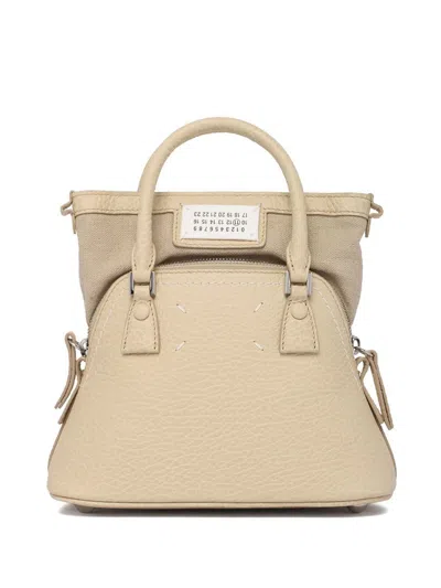 Maison Margiela 5ac Tote Bag In Amande