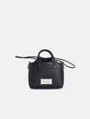 Maison Margiela '5ac Tote Horizontal' Black Leather Bag In Black