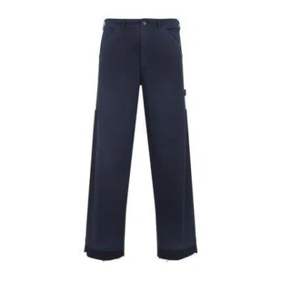 Maison Margiela 5-pocket Stone Washed Mini Pants In Blue