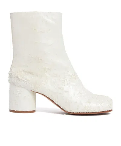 MAISON MARGIELA MAISON MARGIELA TEXTURED TABI ANKLE BOOTS