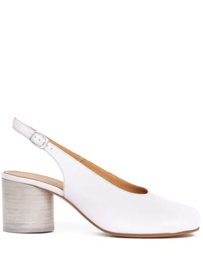 Maison Margiela 60mm Tabi Slingback Pumps In Purple