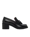 Maison Margiela Tabi Tassel-detail Leather Loafers In Black