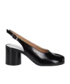 Maison Margiela 70mm Tabi Slingback Pumps In Black