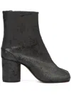 Maison Margiela 80mm Tabi Ankle Boots In 黑色