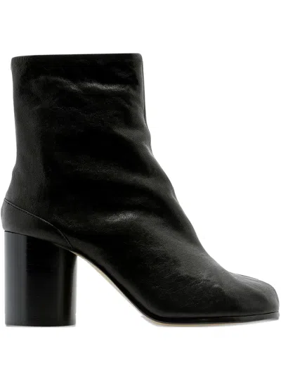 Maison Margiela Tabi Ankle Boots In Black