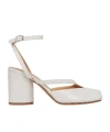 Maison Margiela Off-white Tabi Pump Sandal Heels In White