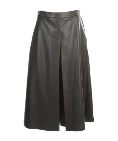 Maison Margiela A-line Midi Skirt In Black