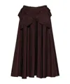 Maison Margiela A-line Midi Skirt In Black
