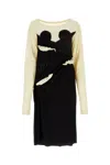 Maison Margiela Spliced-jersey Midi Dress