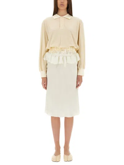 MAISON MARGIELA MAISON MARGIELA POLO MIDI DRESS