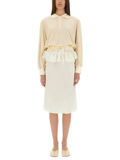 MAISON MARGIELA MAISON MARGIELA POLO MIDI DRESS
