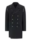 Maison Margiela Versatile Coat With Removable Inner Layer In Black