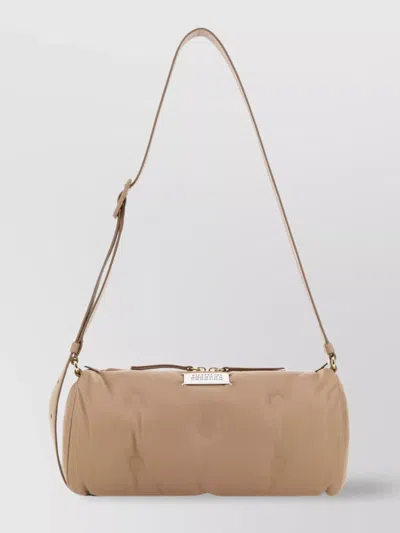 Maison Margiela Adjustable Strap Nappa Leather Crossbody In Brown