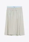 Maison Margiela Beige Aloe Anonymity Of The Lining Skirt In Nude