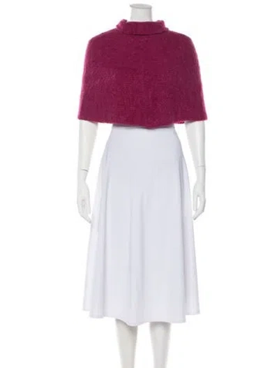 Pre-owned Maison Margiela Alpaca Midi Length Skirt W/ Tags In Purple