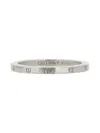 Maison Margiela Anello Con Numeric Signature Unisex In Silver