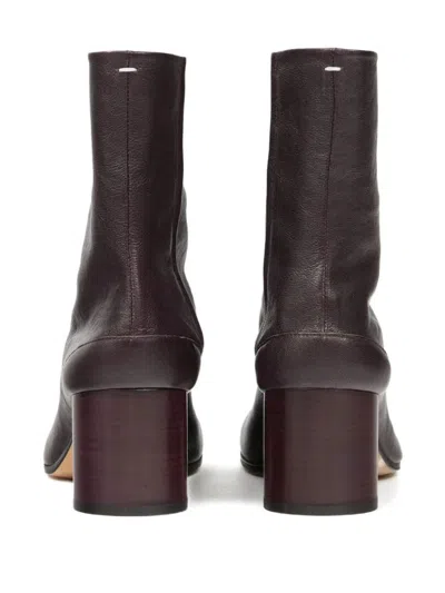 Maison Margiela Ankle Boot In Purple