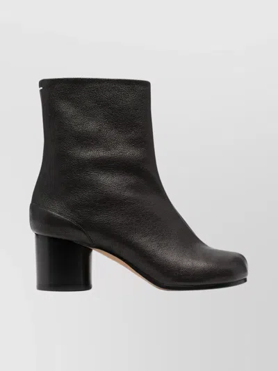 Maison Margiela Ankle Boots With Round Heel And Split Toe In Black