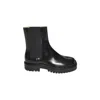 Maison Margiela Ankle-high Split-toe Chelsea Boots In Smooth Leather In Multi