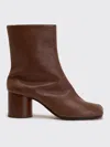 Maison Margiela Ankle Tabi Boot In Brown