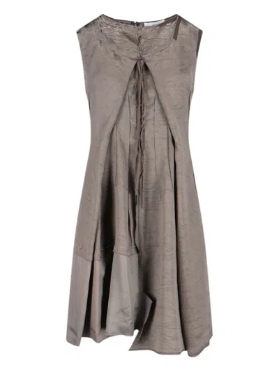 MAISON MARGIELA ANONIMITY OF THE LINING MIDI DRESS