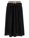 Maison Margiela 'anonimity Of The Lining' Skirt In Black