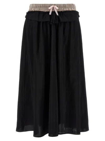 Maison Margiela 'anonimity Of The Lining' Skirt In Black
