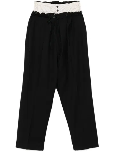Maison Margiela Anonimity Of The Lining Trousers In Black