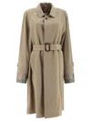Maison Margiela Trench Coat With Wide Collar