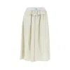 Maison Margiela Beige Aloe Anonymity Of The Lining Skirt In Neutral