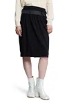 Maison Margiela Anonymity Of The Lining Midi Skirt In Black