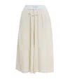 Maison Margiela Anonymity Of The Lining Midi Skirt In White