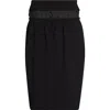 Maison Margiela Anonymity Of The Lining Pencil Skirt In Black