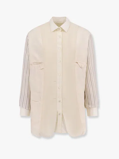 MAISON MARGIELA ANONYMITY OF THE LINING REVERSIBLE WOOL BLEND BLAZER
