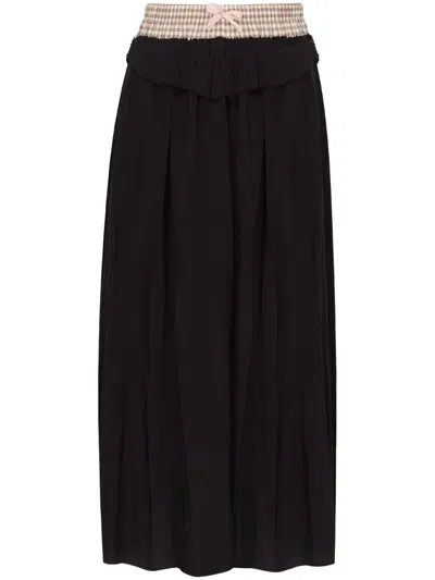 Maison Margiela Anonymity Of The Lining Skirt In Black