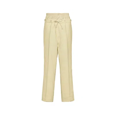 Maison Margiela Anonymity Of The Lining Trousers Man Ecru In Neutral