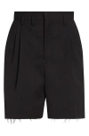 Maison Margiela Anonymity Of The Lining Virgin Wool & Cotton Shorts In Black