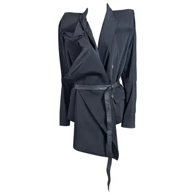 Pre-owned Maison Margiela Artisanal Extended Jacket. Spring/summer 2010 In Black